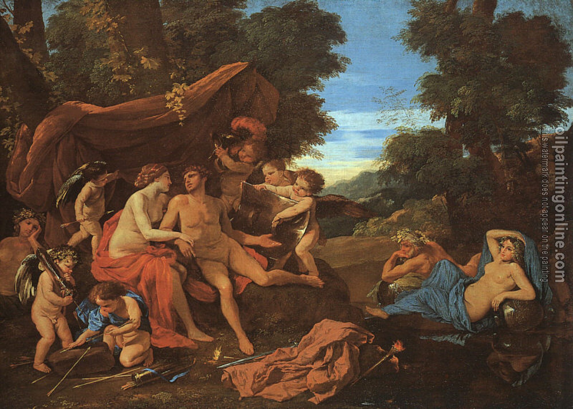 Poussin, Nicolas - Mars and Venus